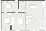Grundriss - Alter Konsumverein, App N° 9 - Top-Hundeurlaub