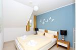 Schlafzimmer - FeWo28-7: strandnah,Balkon,Sauna,Pool - Top-Hundeurlaub