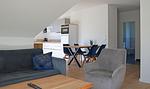 Wohnzimmer - Dünenhaus 4 - Top-Hundeurlaub