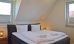 Schlafzimmer - Dünenhaus 3 - Top-Hundeurlaub