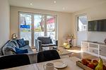 Wohnzimmer - Dünenhaus 2 - Top-Hundeurlaub