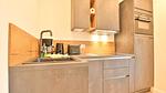 Küche / Küchenzeile - Strandhaus Apartment 13 - Top-Hundeurlaub