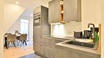 Küche / Küchenzeile - Strandhaus Apartment 14 - Top-Hundeurlaub