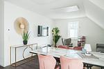 Wohnzimmer - Dünenquartier Apartment 08 - Top-Hundeurlaub