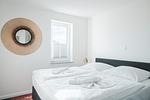 Schlafzimmer - Dünenquartier Apartment 08 - Top-Hundeurlaub