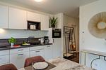 Küche / Küchenzeile - Dünenquartier Apartment 06 - Top-Hundeurlaub