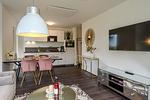 Wohnzimmer - Dünenquartier Apartment 06 - Top-Hundeurlaub