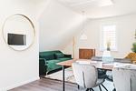Wohnzimmer - Dünenquartier Apartment 09 - Top-Hundeurlaub