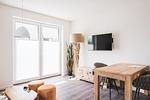 Wohnzimmer - Dünenquartier Apartment 11 - Top-Hundeurlaub