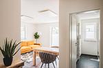 Wohnzimmer - Dünenquartier Apartment 11 - Top-Hundeurlaub