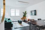Wohnzimmer - Dünenquartier Apartment 07 - Top-Hundeurlaub