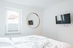 Schlafzimmer - Dünenquartier Apartment 07 - Top-Hundeurlaub