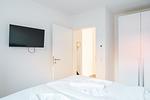 Schlafzimmer - Dünenquartier Apartment 07 - Top-Hundeurlaub