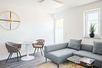 Wohnzimmer - Dünenquartier Apartment 13 - Top-Hundeurlaub