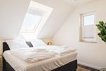 Schlafzimmer - Dünenquartier Apartment 13 - Top-Hundeurlaub