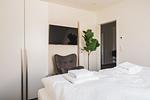 Schlafzimmer - Dünenquartier Apartment 13 - Top-Hundeurlaub