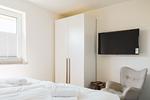 Schlafzimmer - Dünenquartier Apartment 15 - Top-Hundeurlaub