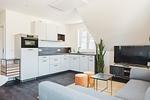 Wohnzimmer - Dünenquartier Apartment 17 - Top-Hundeurlaub