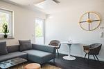 Wohnzimmer - Dünenquartier Apartment 17 - Top-Hundeurlaub