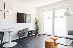Wohnzimmer - Dünenquartier Apartment 19 - Top-Hundeurlaub