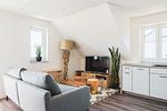 Wohnzimmer - Dünenquartier Apartment 26 - Top-Hundeurlaub