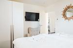 Schlafzimmer - Dünenquartier Apartment 26 - Top-Hundeurlaub