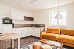 Wohnzimmer - Dünenquartier Apartment 28 - Top-Hundeurlaub