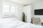 Schlafzimmer - Dünenquartier Apartment 28 - Top-Hundeurlaub