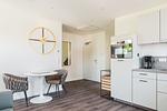 Wohnzimmer - Dünenquartier Apartment 29 - Top-Hundeurlaub