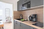 Küche / Küchenzeile - Apartment 02 - Top-Hundeurlaub