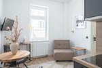 Wohnzimmer - Apartment 08 - Top-Hundeurlaub