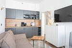 Küche / Küchenzeile - Apartment 10 - Top-Hundeurlaub