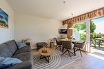 Wohnzimmer - Boddenweite 2 - Top-Hundeurlaub