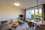 Wohnzimmer - Boddenweite 4 - Top-Hundeurlaub