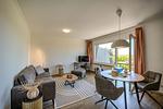 Wohnzimmer - Boddenweite 6 - Top-Hundeurlaub