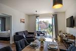 Wohnzimmer - Boddenhörn 06 - Top-Hundeurlaub