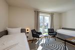 Schlafzimmer - Johouse Zimmer 10 - Top-Hundeurlaub