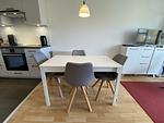 Wohnzimmer - Ferienwohnung ''Buntfisch'' - Schönberger Strand - Top-Hundeurlaub