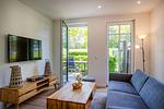 Wohnzimmer - Strandhaus Apartment 01 - Top-Hundeurlaub