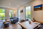 Wohnzimmer - Strandhaus Apartment 01 - Top-Hundeurlaub