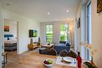 Wohnzimmer - Strandhaus Apartment 01 - Top-Hundeurlaub