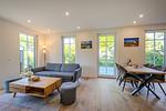 Wohnzimmer - Strandhaus Apartment 01 - Top-Hundeurlaub