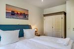 Schlafzimmer - Strandhaus Apartment 03 - Top-Hundeurlaub
