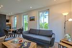 Wohnzimmer - Strandhaus Apartment 03 - Top-Hundeurlaub