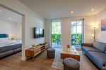 Wohnzimmer - Strandhaus Apartment 04 - Top-Hundeurlaub