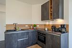 Küche / Küchenzeile - Strandhaus Apartment 07 - Top-Hundeurlaub