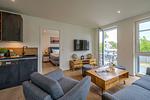 Wohnzimmer - Strandhaus Apartment 11 - Top-Hundeurlaub