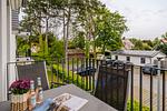 Balkon - Strandhaus Apartment 11 - Top-Hundeurlaub