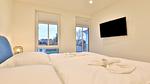 Bett - Strandhaus Apartment 12 - Top-Hundeurlaub