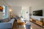Wohnzimmer - Strandhaus Apartment 16 - Top-Hundeurlaub